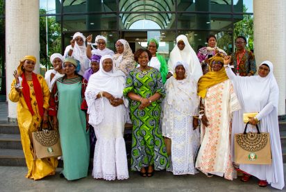 A delegation of Nigerien women met with the Vice-President of the ECOWAS Commission