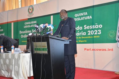 The President of the ECOWAS Commission presents a Report on the State of the Community to the Parliament