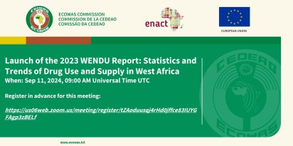 Lancement du Rapport 2023 du Réseau Ouest-Africain d’Epidémiologie sur l’Usage des Drogues (WENDU) sur les Statistiques et les Tendances de l’Offre et de la Consommation de Drogues Illicites