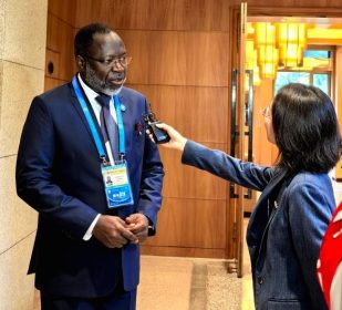 Le President de la Commission De La CEDEAO, S.E. Dr Omar Alieu Touray Conduit la Delegation de la Commission De La CEDEAO au 9eme Forum de Cooperation Chine-Afrique (FOCAC).