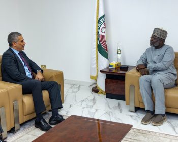 ECOWAS Commission President, H.E. Dr. Omar Alieu TOURAY, receives Egyptian Ambassador to Nigeria and ECOWAS, H.E Mohamed FOUAD