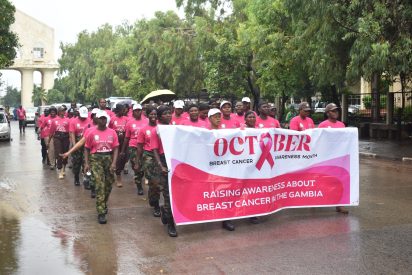 ECOMIG Launches Pink October Awareness Campaign in Collaboration with Gambia Defence and Security Forces