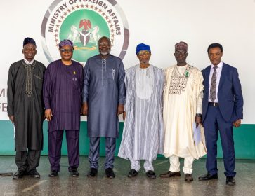 H.E. Dr. Omar Alieu Touray, President of ECOWAS Commission, delivered a lecture at the 2024 annual ceremony of the Association of Retired Career Ambassadors of Nigeria (ARCAN)