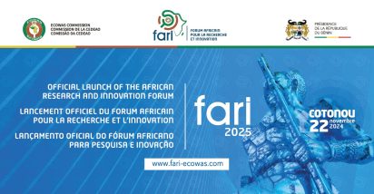 ECOWAS to Launch the Second Edition of the African Forum on Research and Innovation (FARI 2025) On Friday, November 22, In Cotonou, Benin