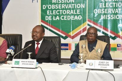 Legislative Elections in Senegal: the Heads of the AU and ECOWAS Election Observation Missions (EOMs) meet observers and carry out a series of visits