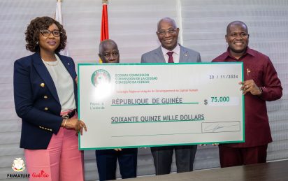 ECOWAS Awards a Grant Of $75,000 To Guinea to Develop its National Human Capital Development Strategy